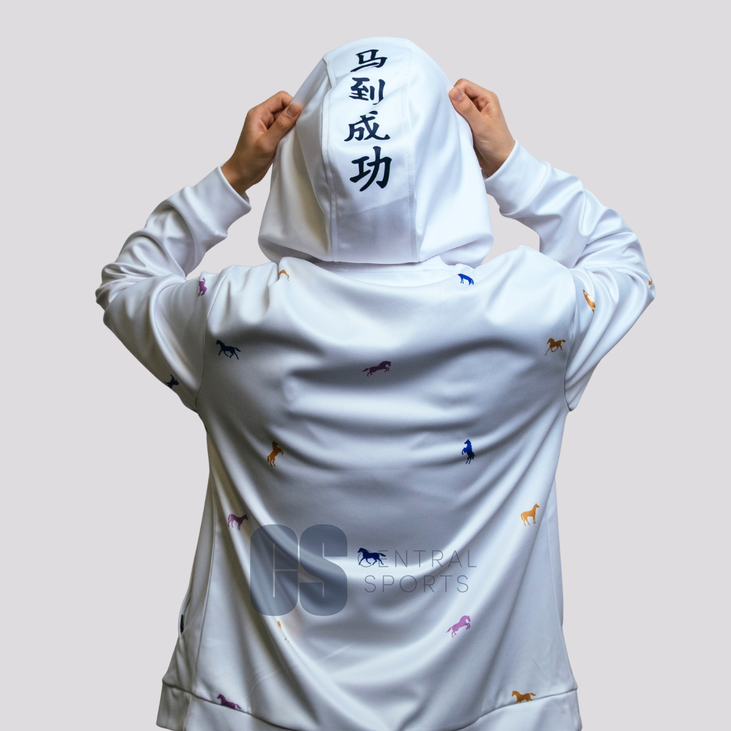 Yonex Heavenly Rider – Unisex Zip Hoodie (White) Yonex CNY2026 Zip Hood Sweat A Unisex Clothing Yonex
