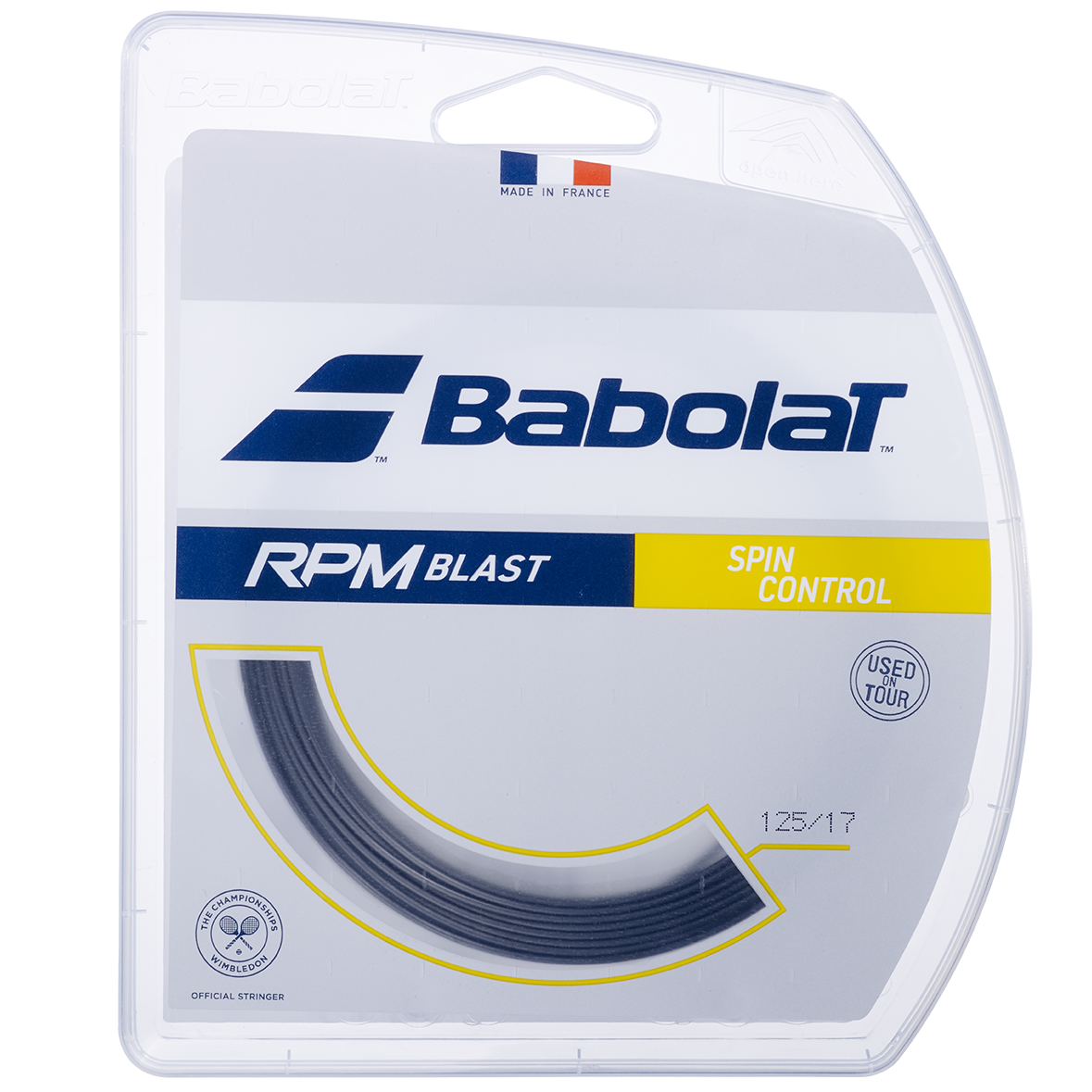 Babolat RPM Blast 12M Tennis String - Black BLACK OS String (Packs) Babolat