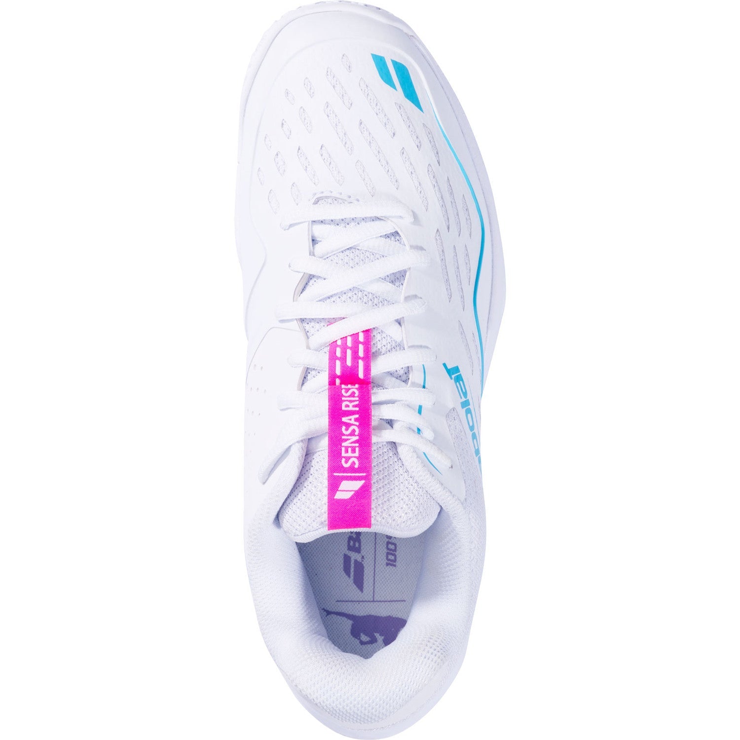 Babolat Sensa Rise Women Padel Shoes - White/Red