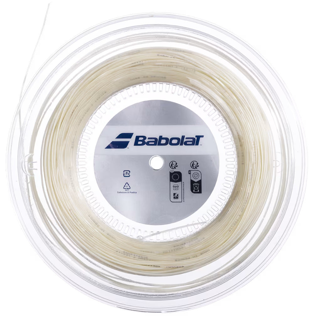 Babolat AddiXion+ 200M Tennis String, Natural, back view