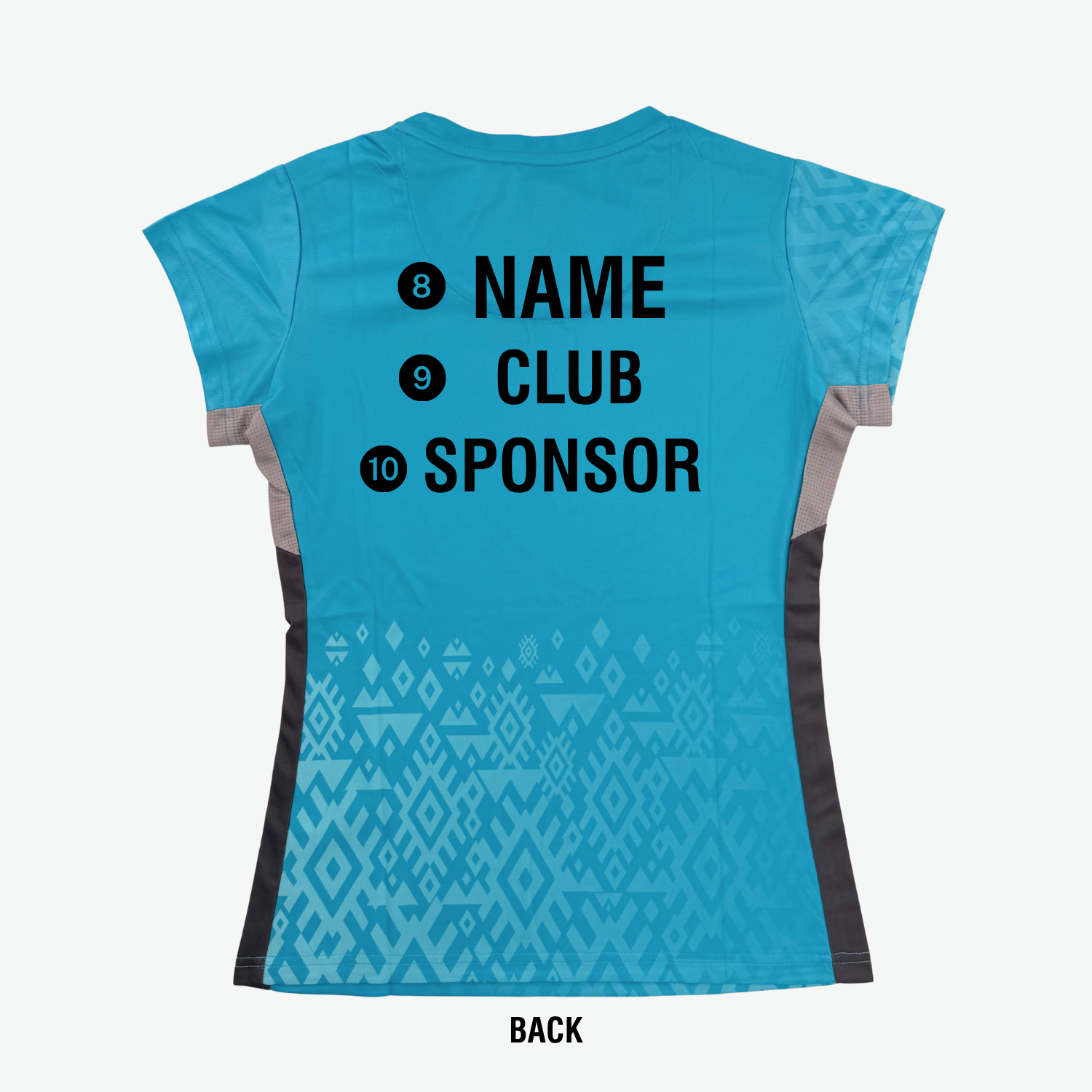 Yonex YTL 11 Batik Fade 2 Womens T-Shirt Blue Sea Clothing Yonex