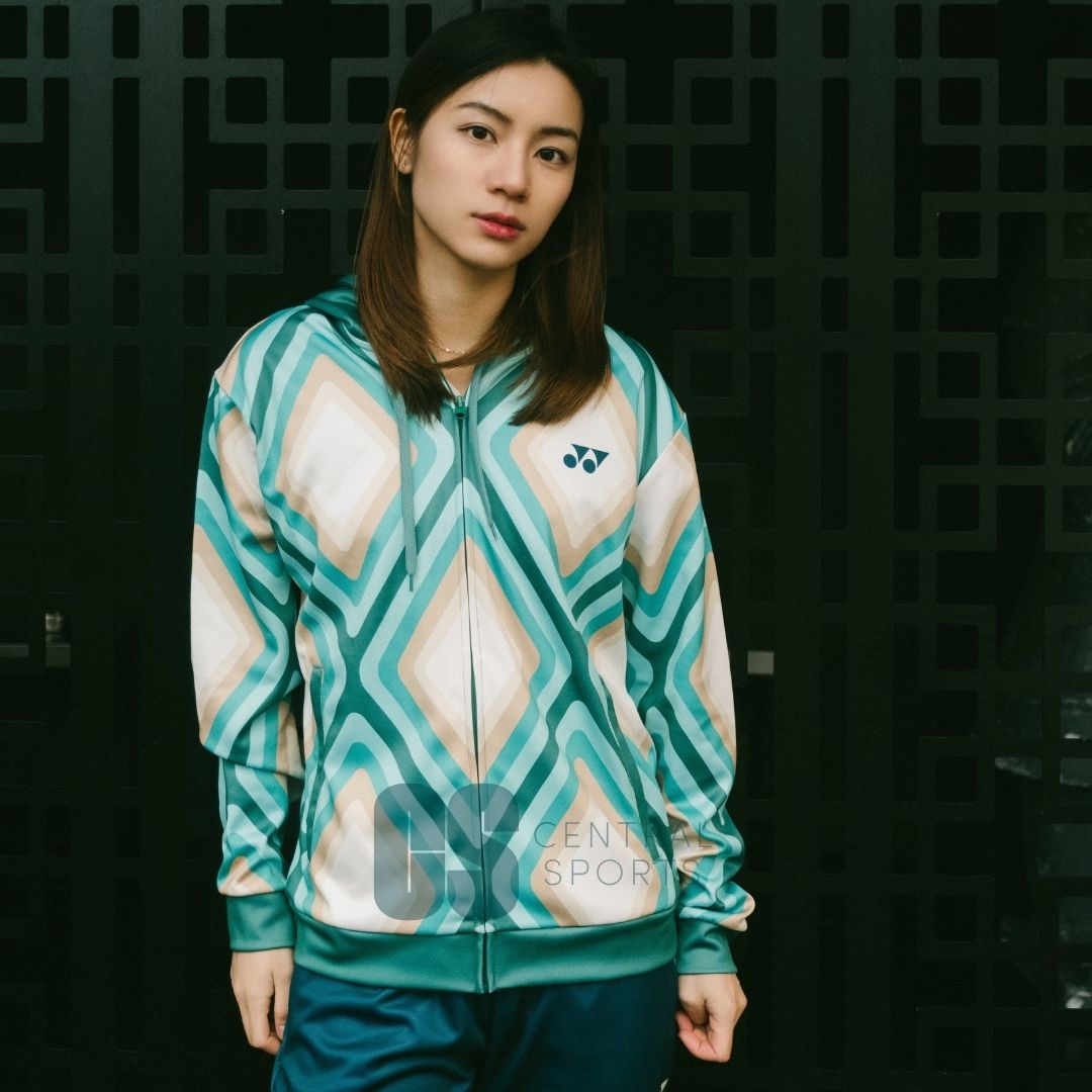 Yonex Diamond Unisex Zip Hood Jade/Ivory