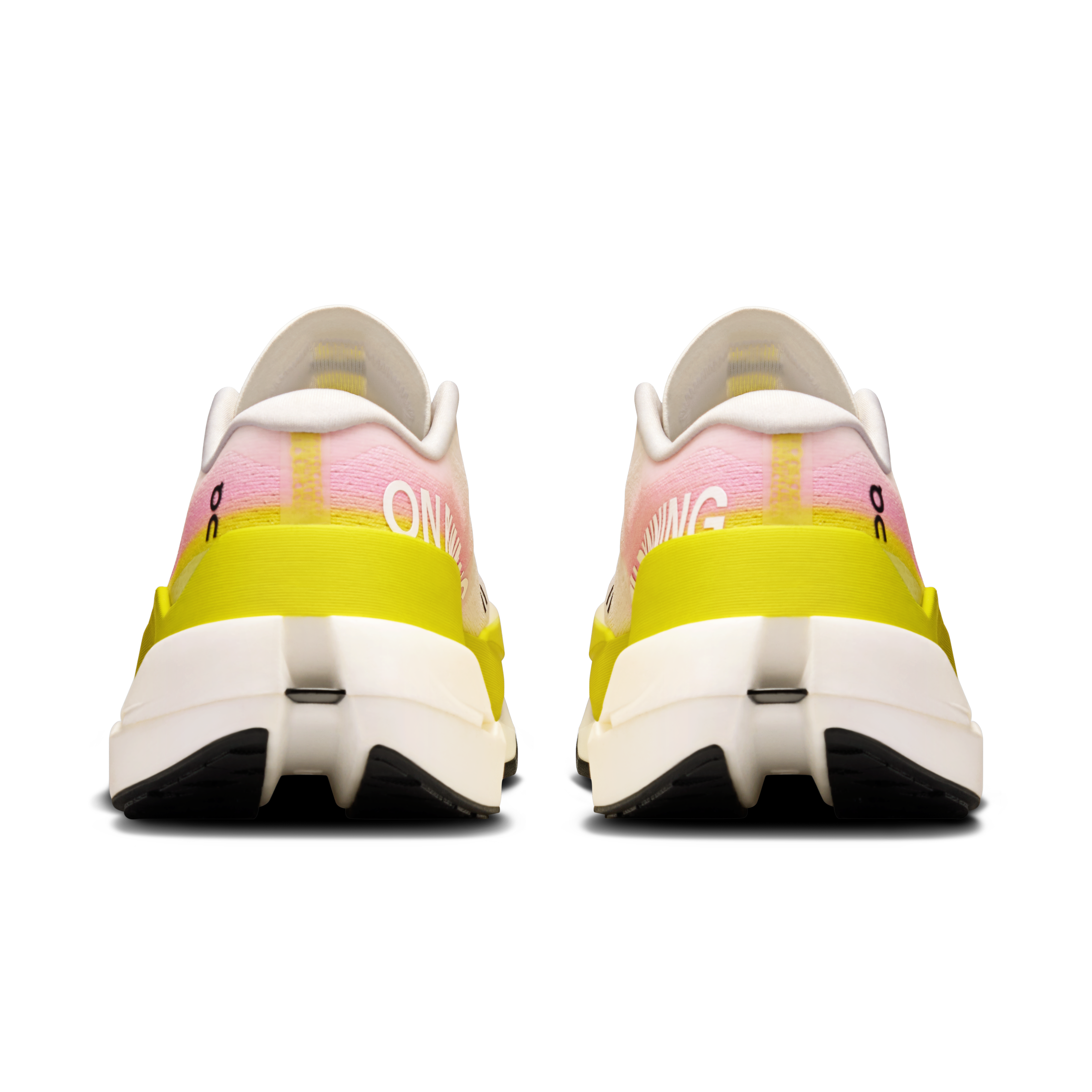 On Running Cloudboom Max Running Shoe Women - White/Yellow Running Shoes On Running
