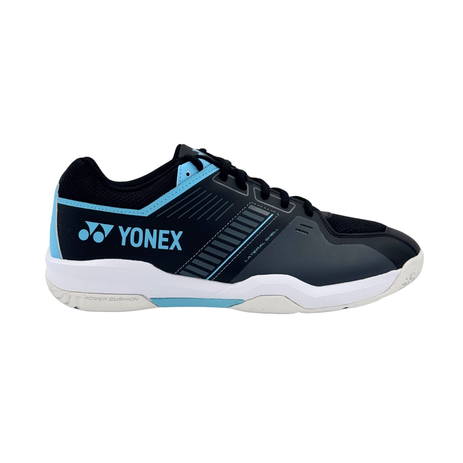 Yonex Strider Flow Wide Badminton Shoes Men (Black/Blue) BLACK BLUE Badminton Shoes Yonex