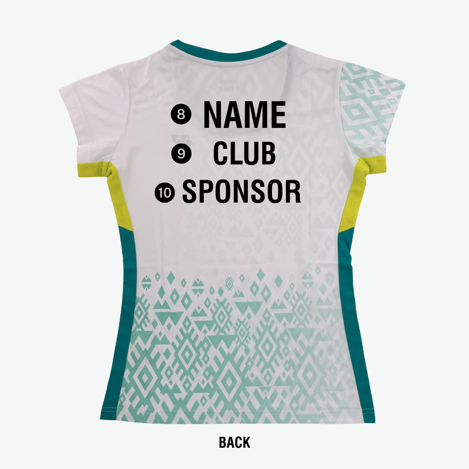 Yonex YTL 11 Batik Fade 2 Womens T-Shirt White Green Clothing Yonex