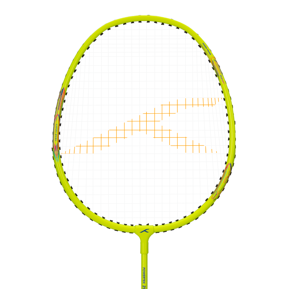 Hundred Powertek 200 2U Junior Badminton Racket - Yellow Yellow 2U6 Badminton Rackets Hundred