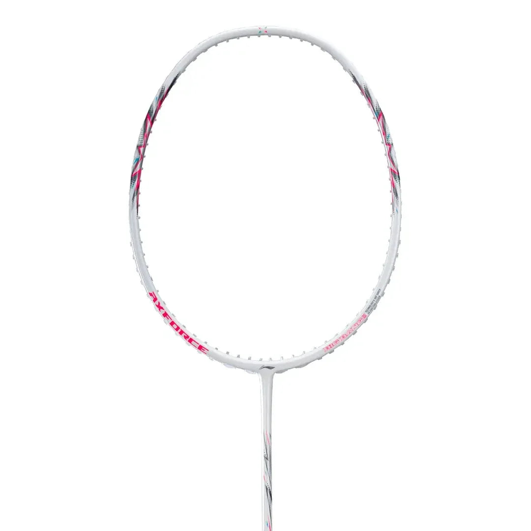 Li-Ning Axforce Bigbang Badminton Racket - Pearl White/Neon Iridescent Pink Badminton Rackets Li-Ning