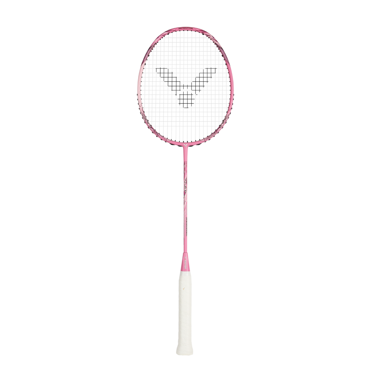 Victor Thruster K Ryuga Metallic LEE ZII JIA Badminton Racket, Pink, back view