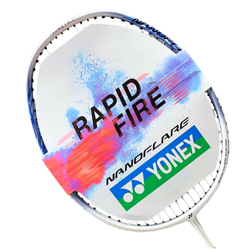 Yonex Nanoflare 001 CLEAR Badminton Racket - White/Sax
