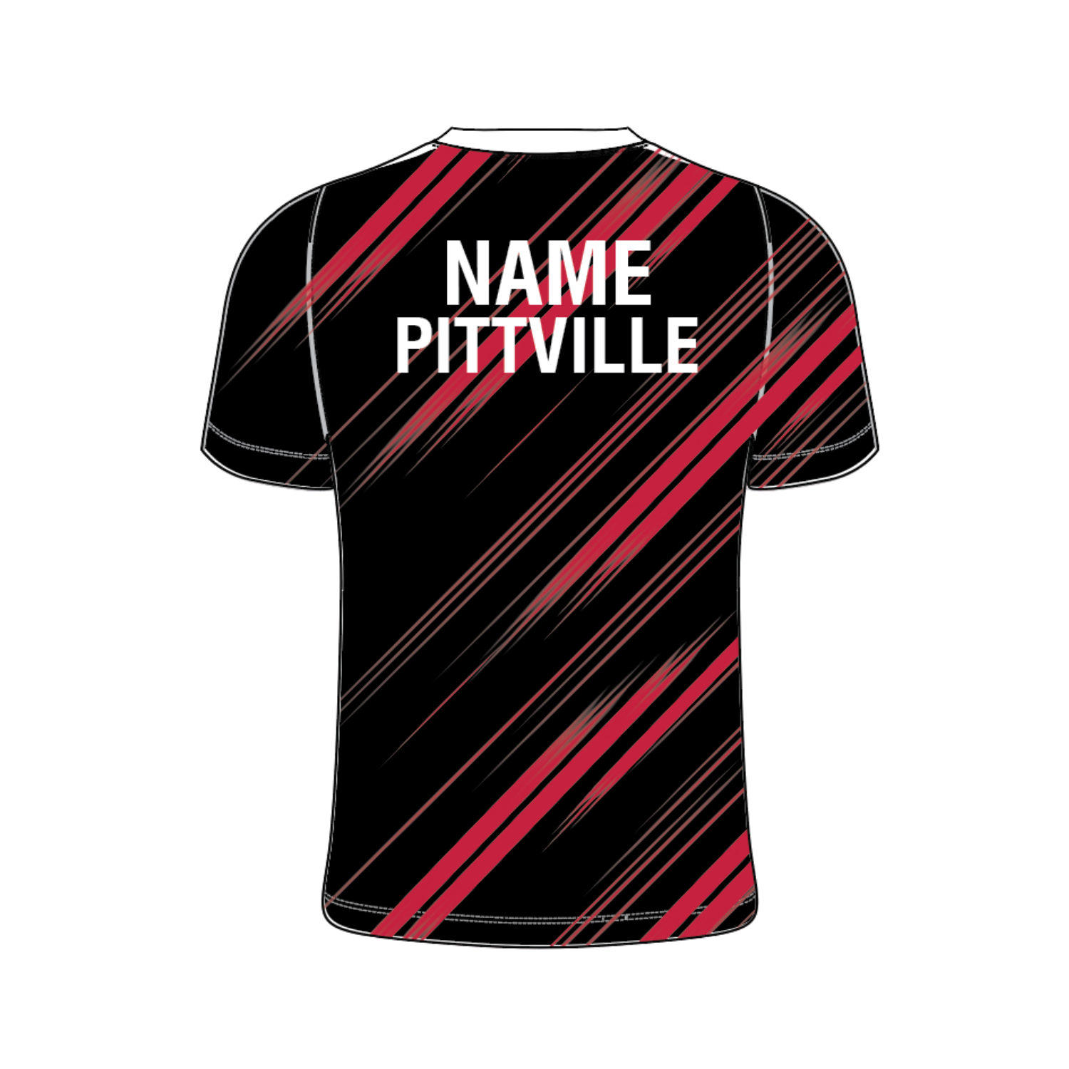 Yonex Kit T001 Pittville Badminton Club Turbo V Neck Junior - Black/Red/White Clothing Yonex Teamwear