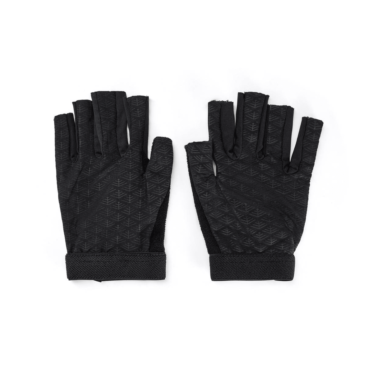 Rhino Pro Half Finger Mitts - Black & Fluo Yellow Gloves Rhino