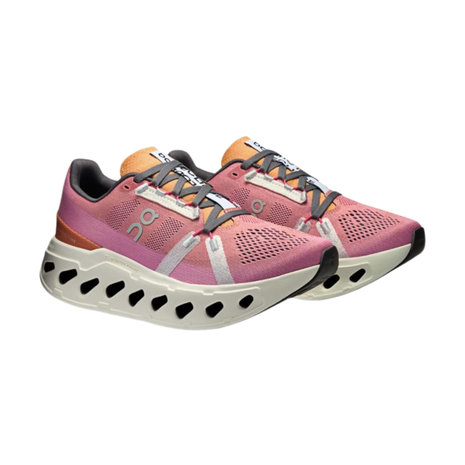 On Cloudeclipse Running Shoes Women - Tangerine/Ivory Running Shoes On Running