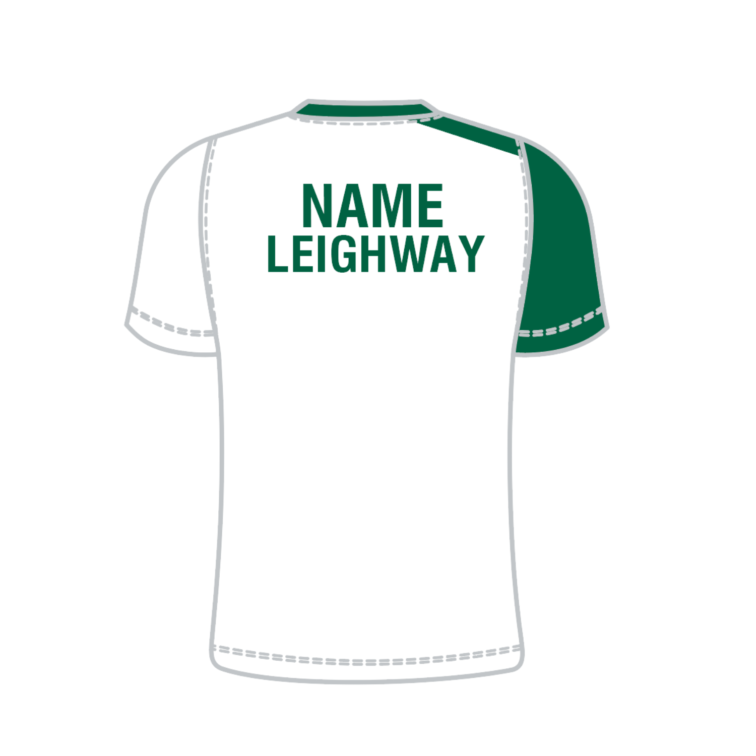 Yonex Kit Teamwear T009 Leighway Badminton Club Time T-Shirt V Neck Women - White/Forest