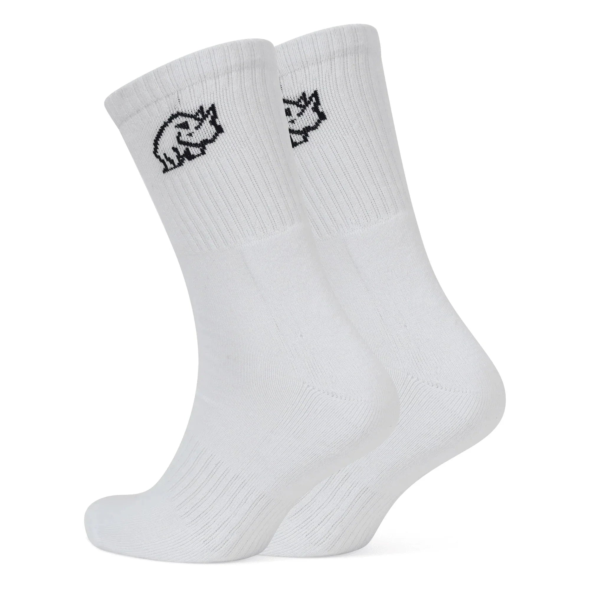 Rhino Crew Sock 3 pack White Youth Clearance Flash