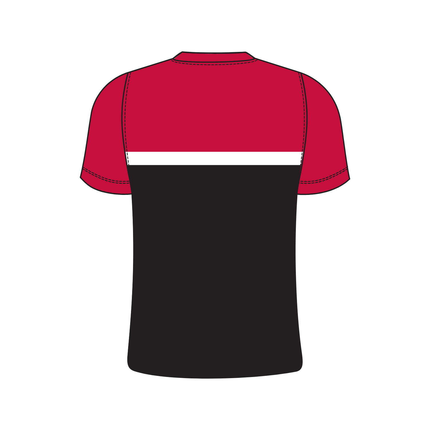 National Badminton Coach Kit Yonex T006 Power Crew Neck T-Shirt Women - Red