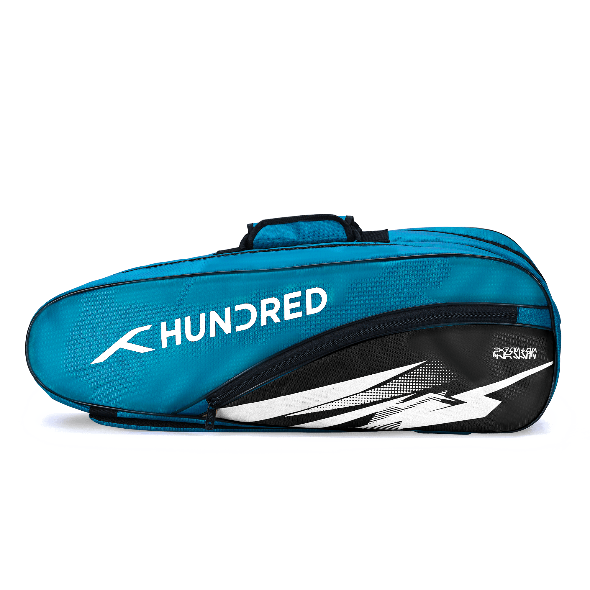 Hundred Cosmogear Badminton Kitbag - Teal Blue/Black Luggage Hundred