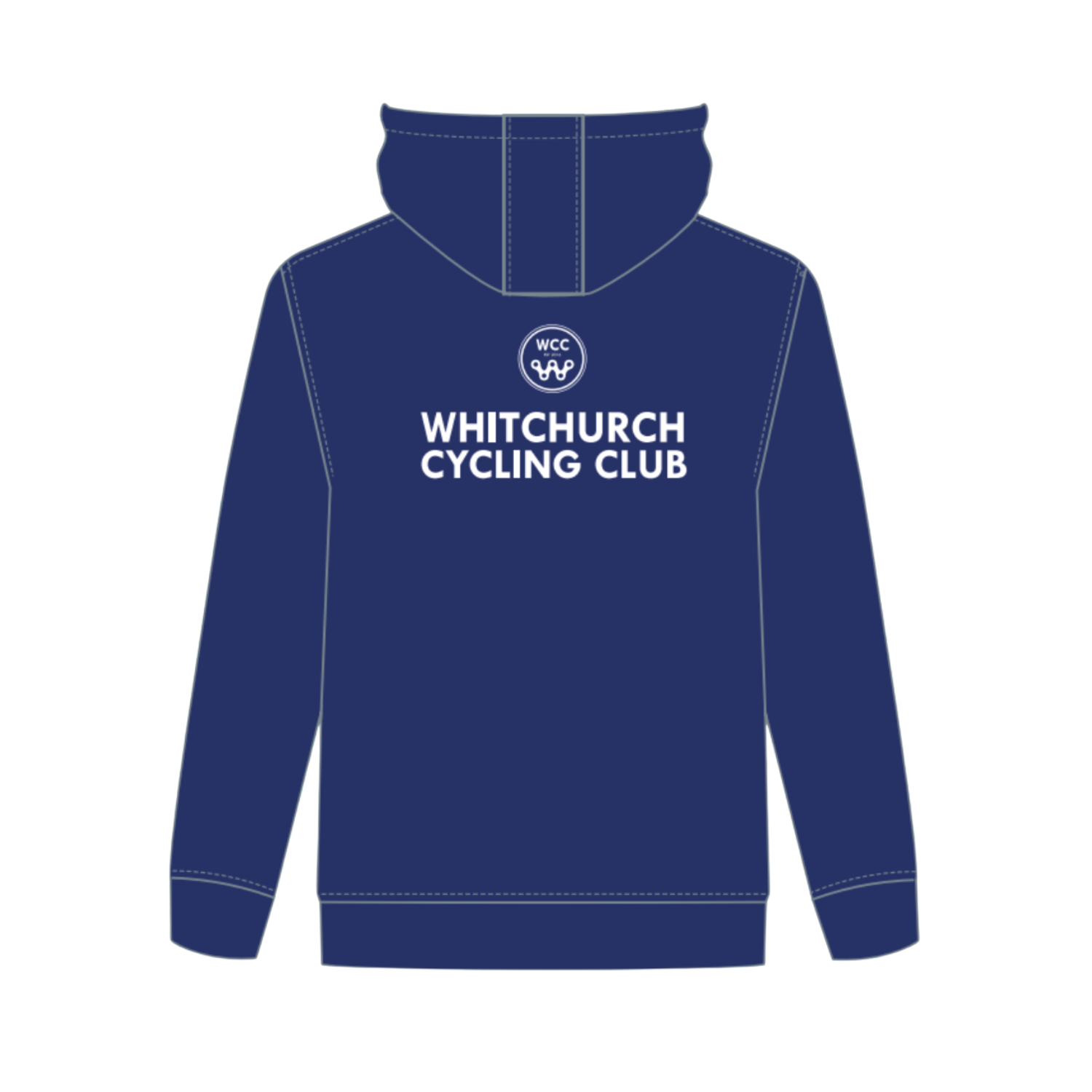 Whitchurch Cycling Club Overhead Hood 2026 Unisex - Navy