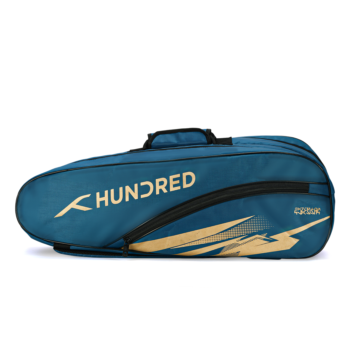 Hundred Cosmogear Badminton Kitbag - Teal Green Teal Green 6 Racket Luggage Hundred