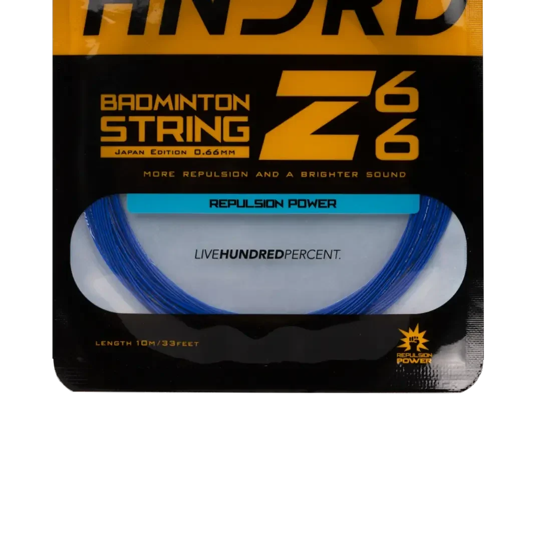 Hundred 600 S Badminton String, Ultramarine Blue, side view