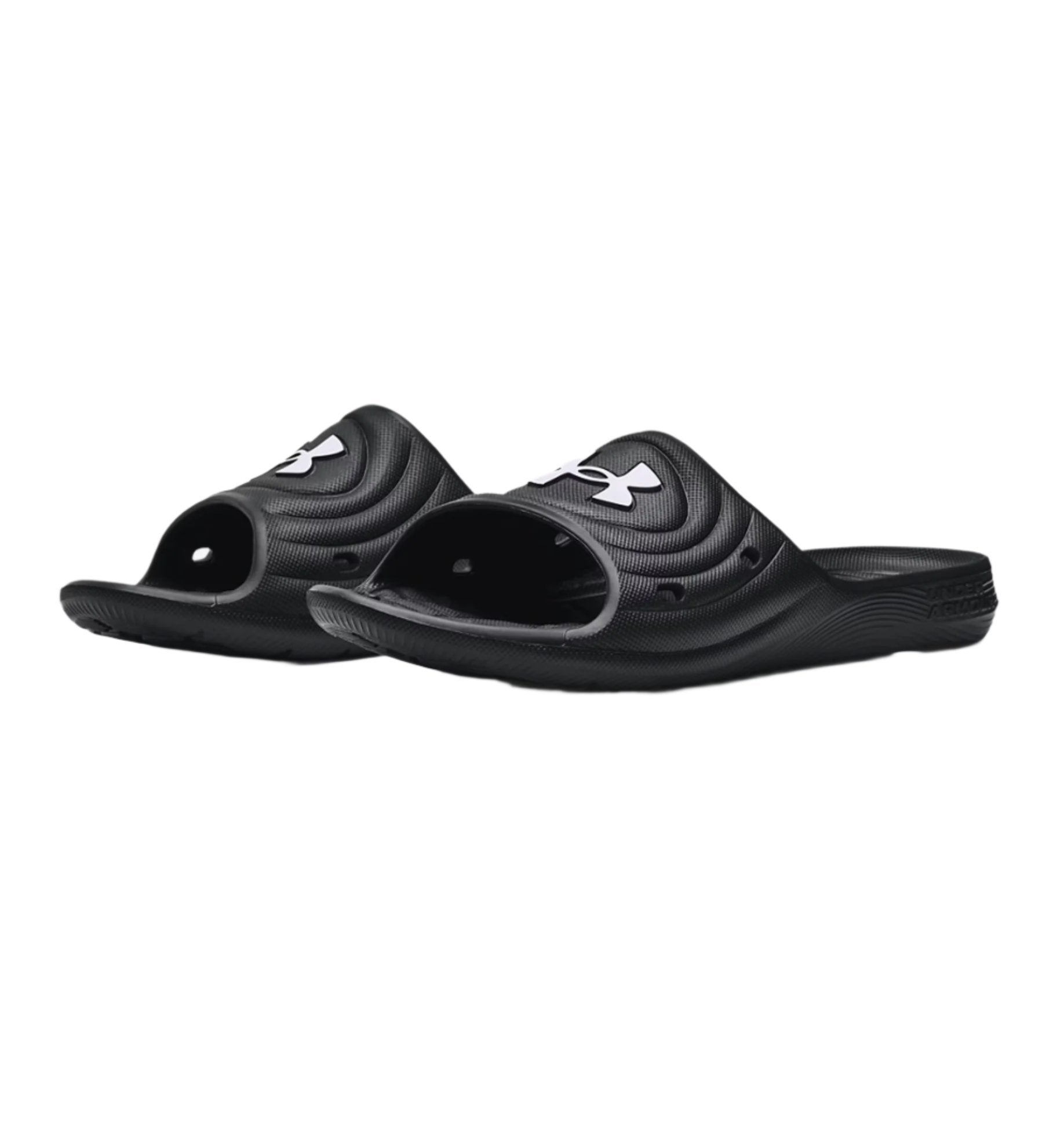 UA Locker IV Slides 3023758 Men (Black) UK8 shoes Under Armour