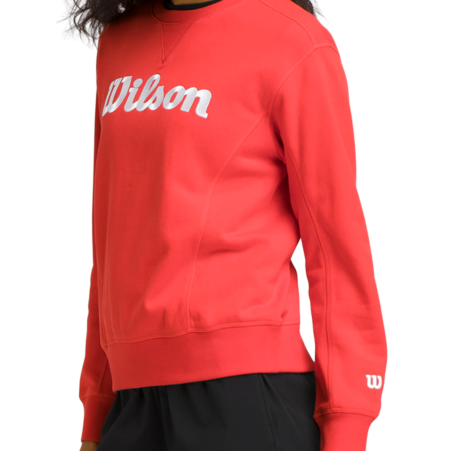 Wilson Team Crewneck T-Shirt Women - Infrared Clothing Wilson