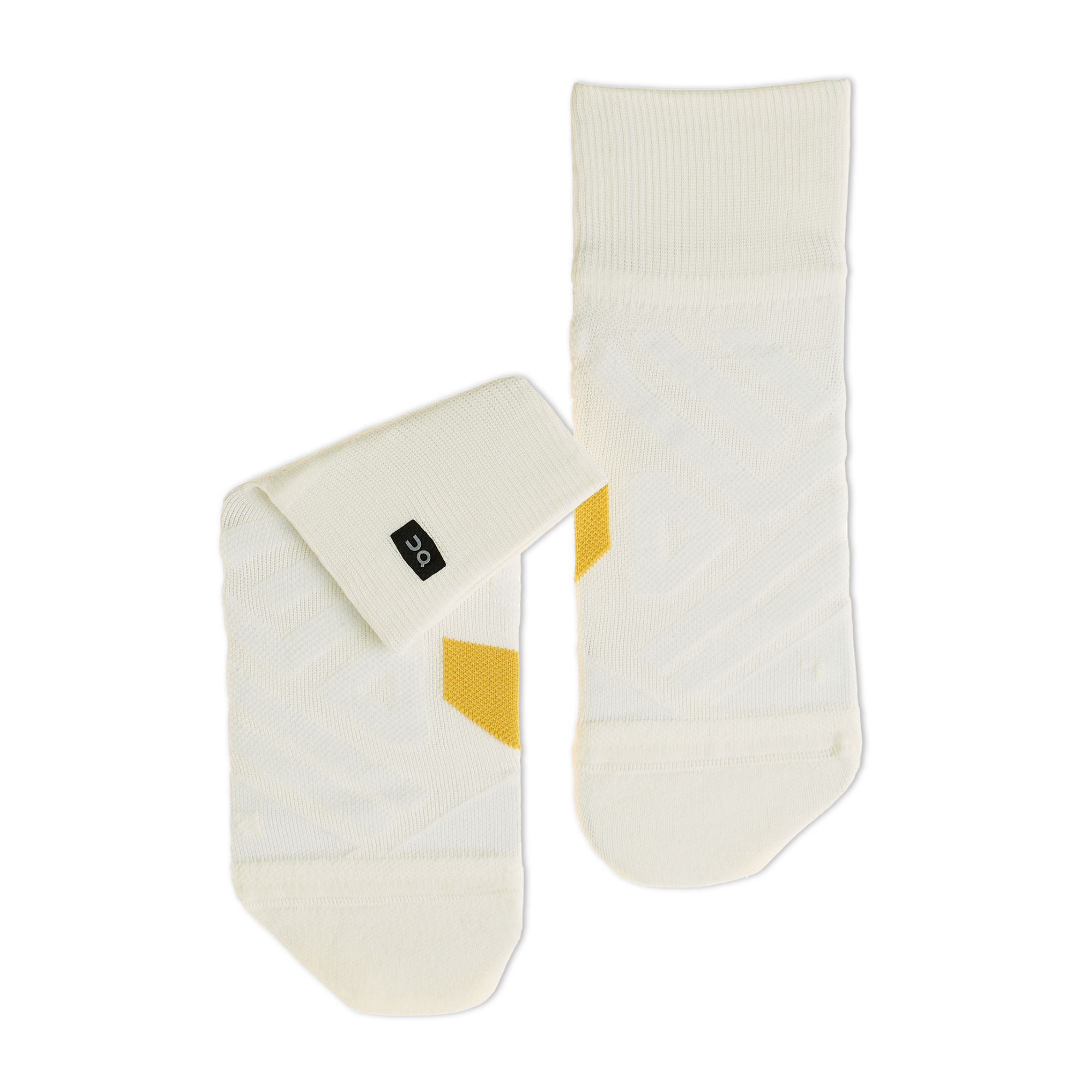 On Running Mid Sock Women - White/Ice Clothing On Running
