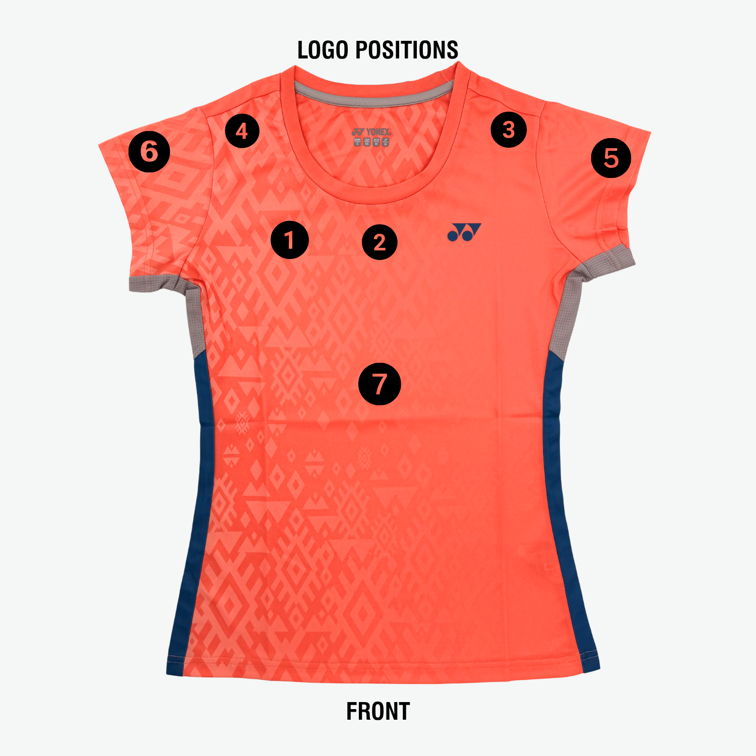 Yonex YTL 11 Batik Fade 2 Womens T-Shirt Clothing Yonex