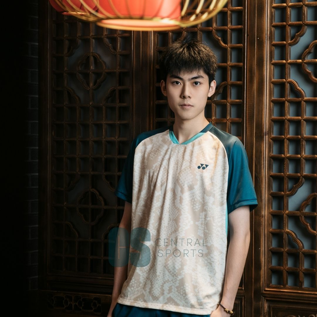 Yonex Snakeskin Game Top Mens Jade Clothing Yonex