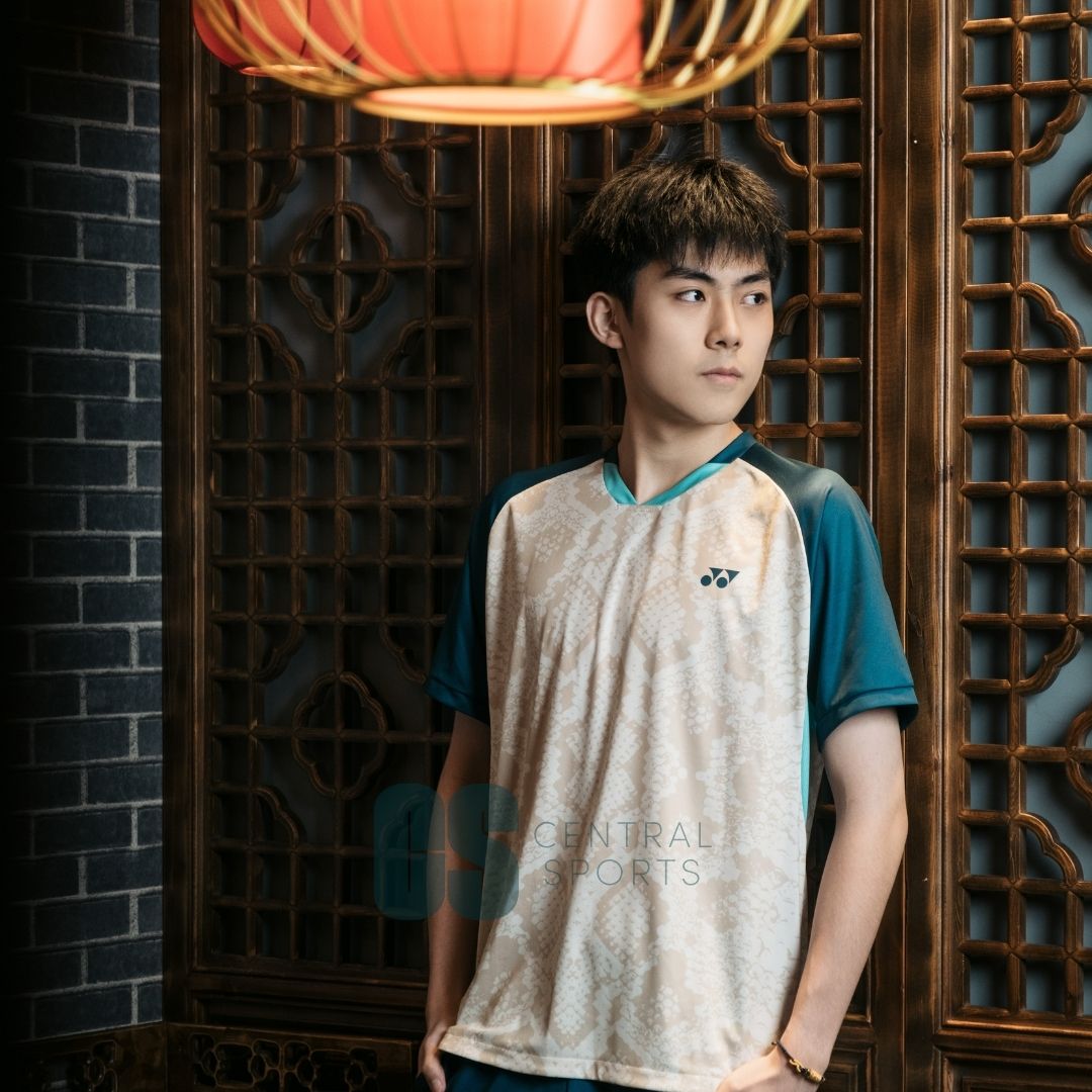 Yonex Snakeskin Game Top Mens Jade Clothing Yonex