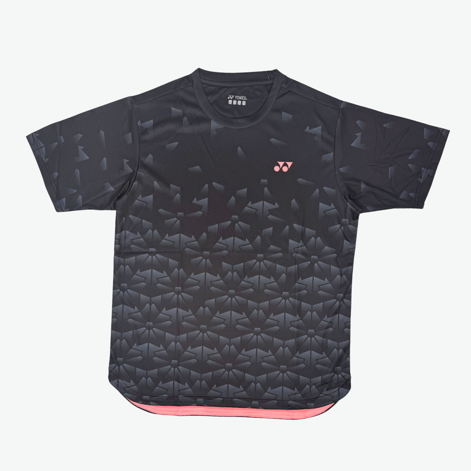 Yonex Crew Neck YTM 13 Sakura T-Shirt Unisex - Black