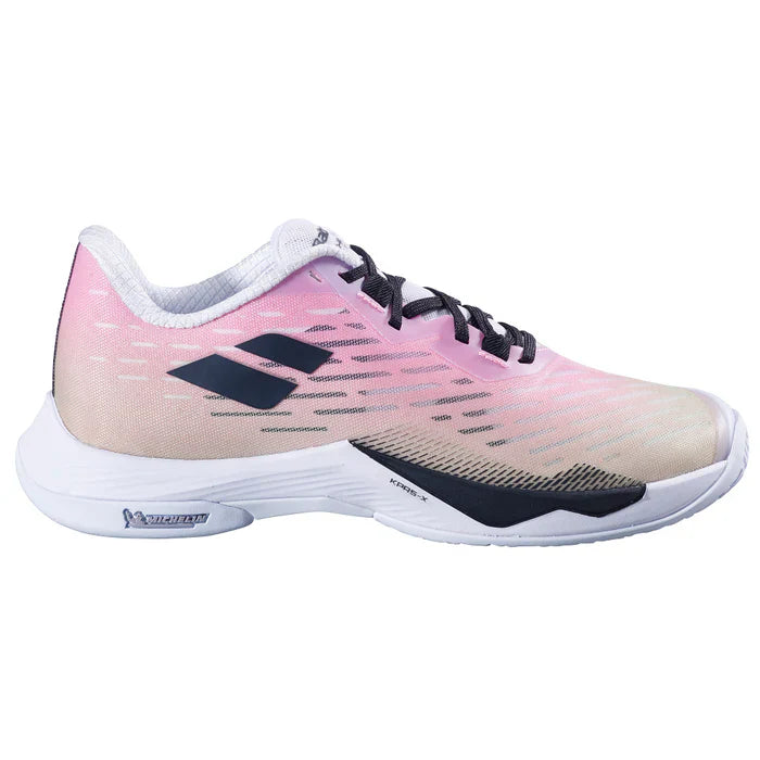 Babolat Shadow Tour 5 Badminton Shoe Women - Pink Pink Green Badminton Shoes Babolat