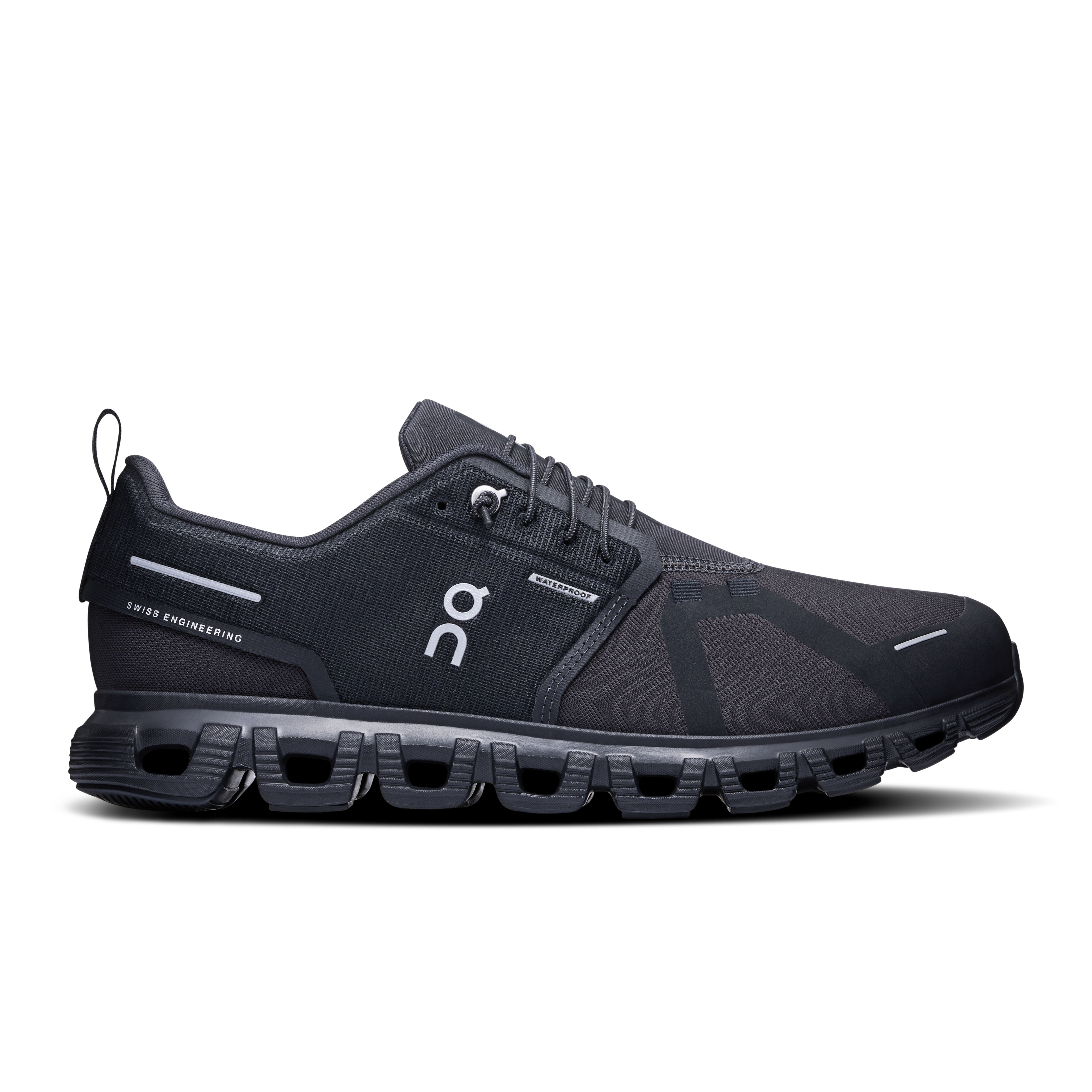 On Cloud 6 Waterproof Running Shoes Men - Black/Black