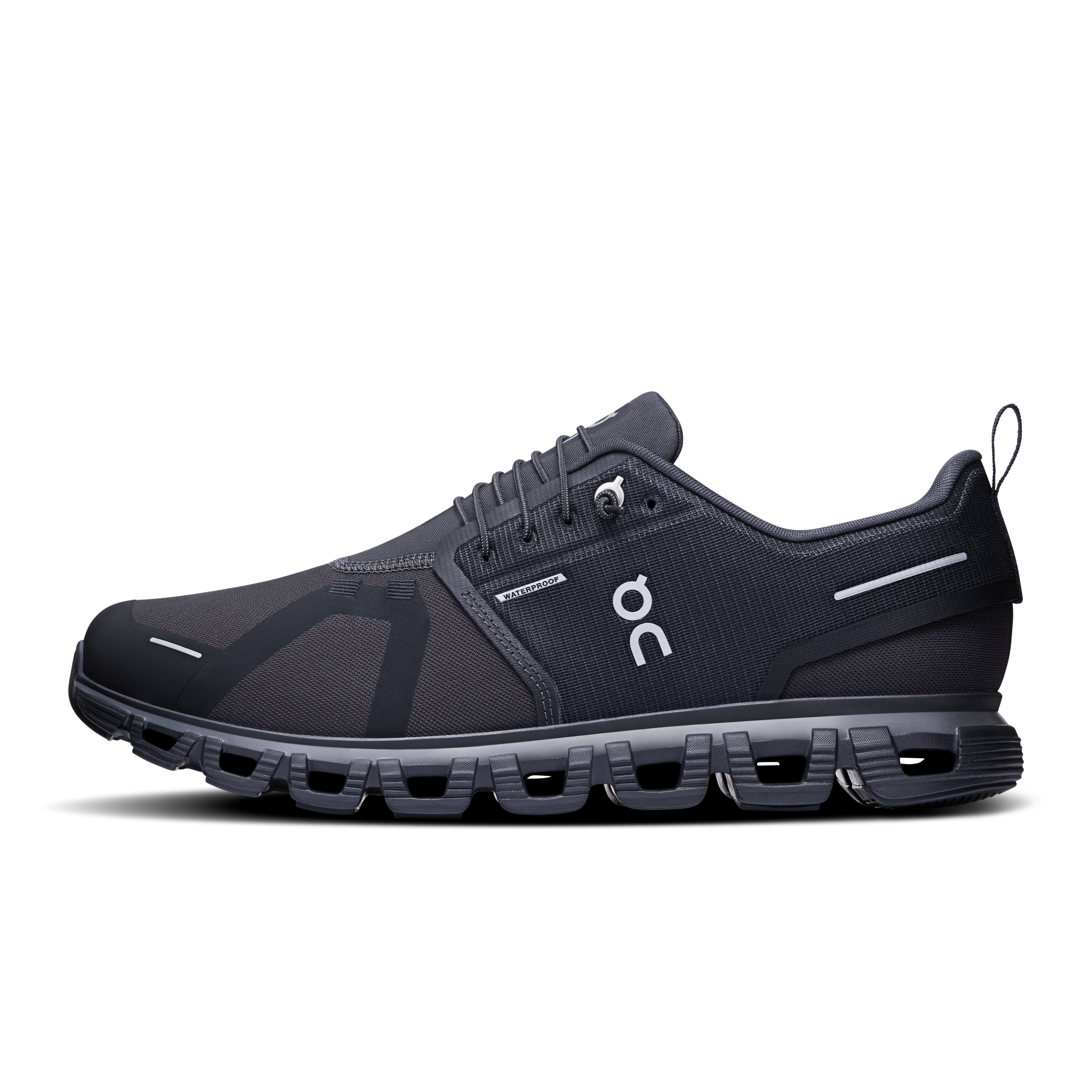 On Cloud 6 Waterproof Running Shoes Men - Black/Black Running Shoes On Running