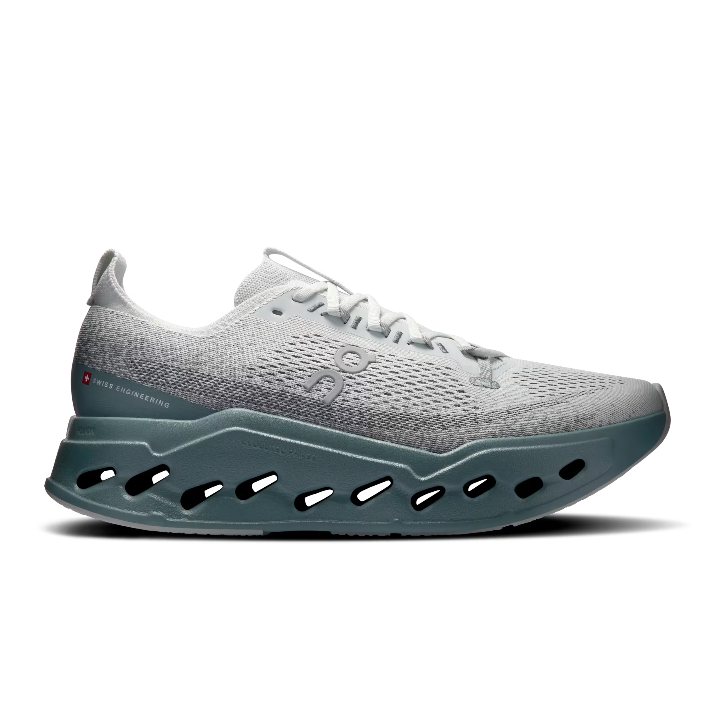 On Running Cloudsurfer Max Running Shoe Men - Iceberg/Olive Iceberg Olive Running Shoes On Running