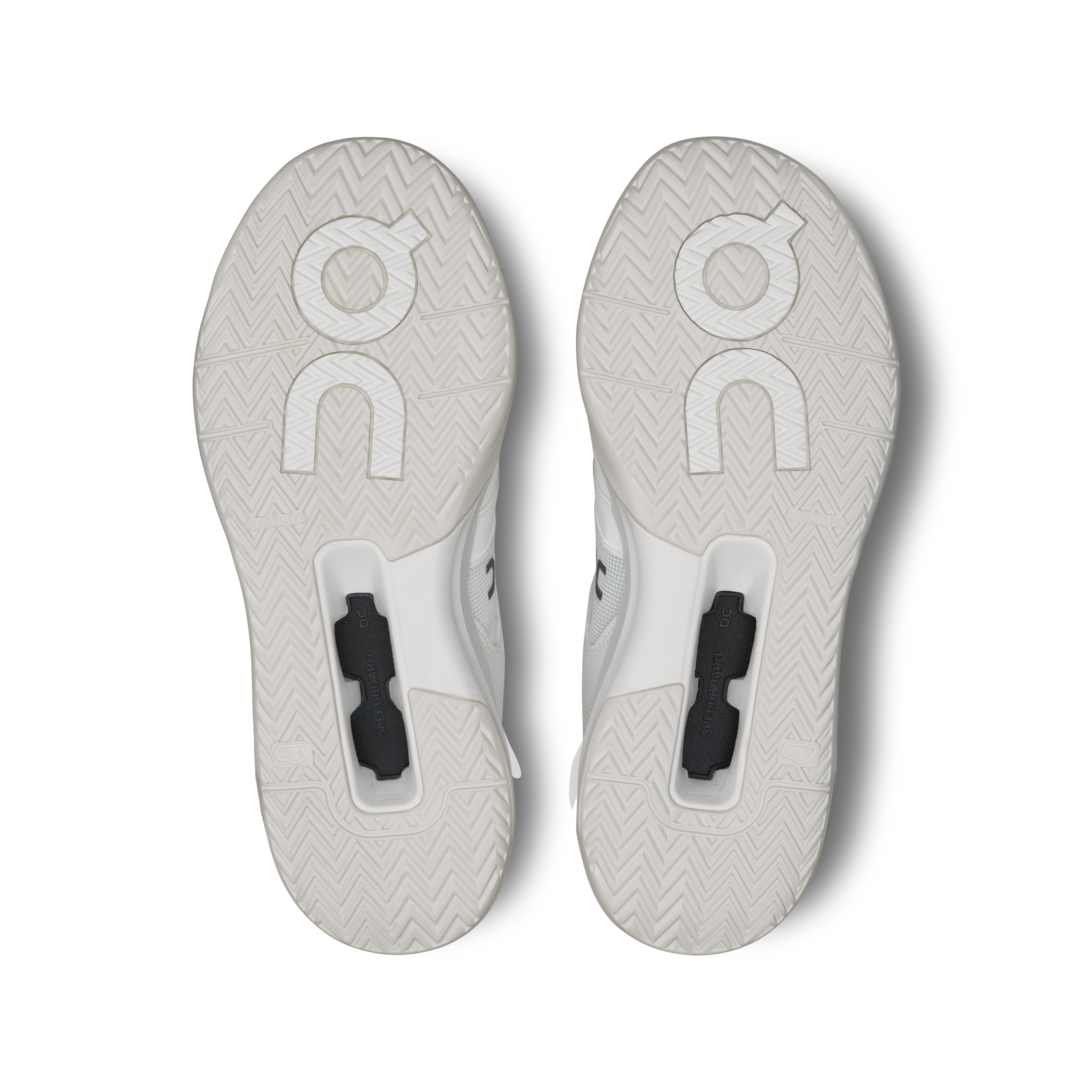 On THE ROGER Clubhouse Pro Tennis Shoes Men - White/Ice Tennis Shoes On Running