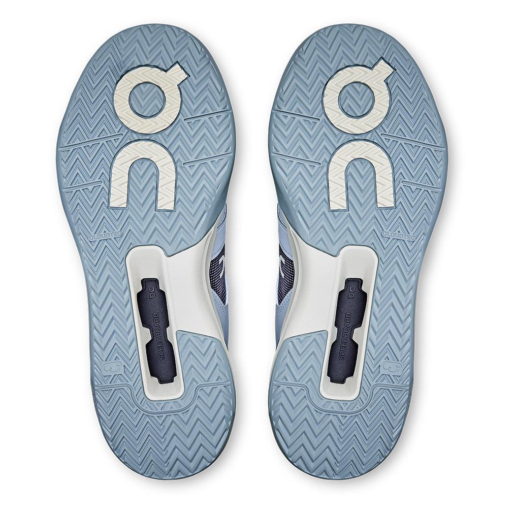On THE ROGER Clubhouse Pro Tennis Shoes Women - Chambray/Midnight