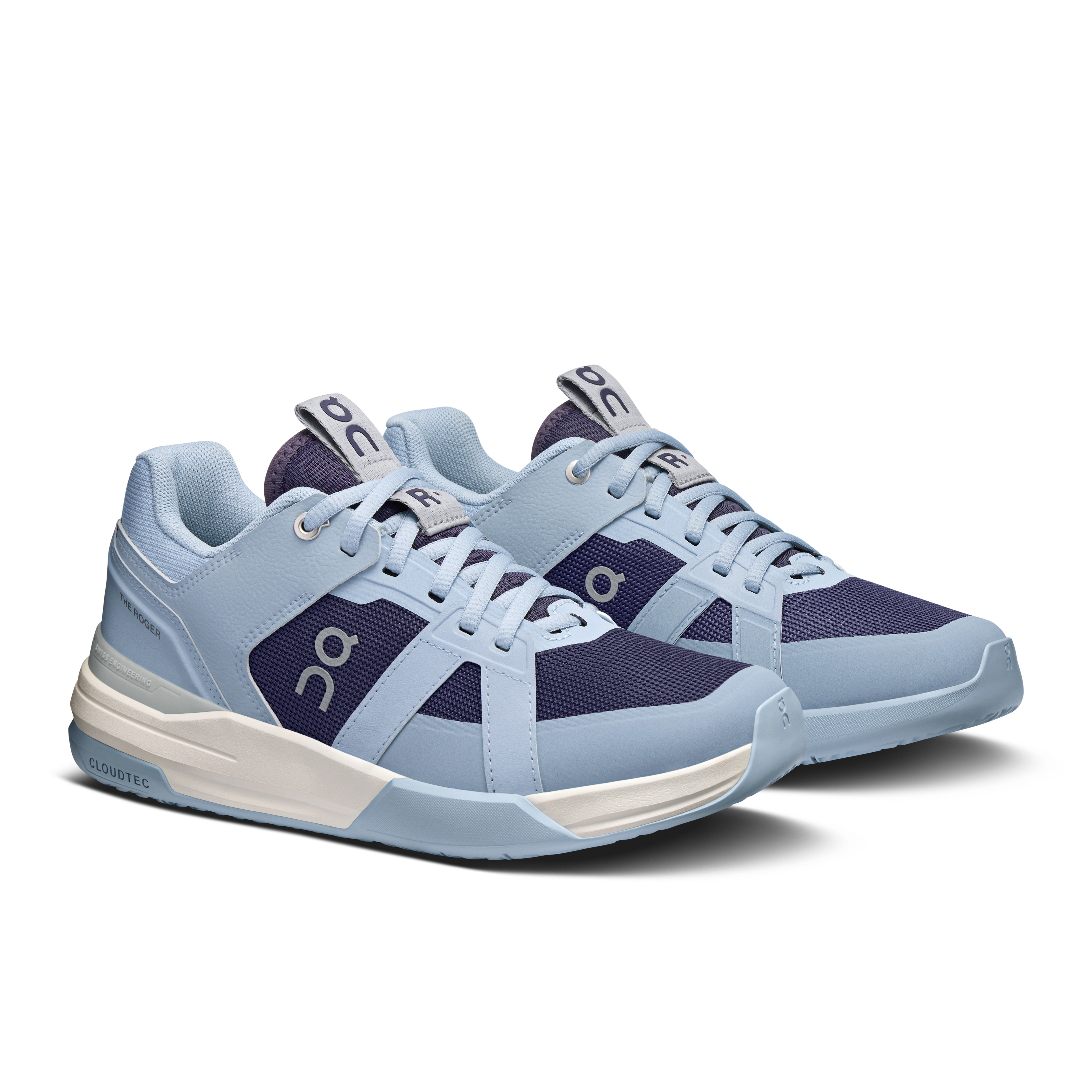 On THE ROGER Clubhouse Pro Tennis Shoes Women - Chambray/Midnight