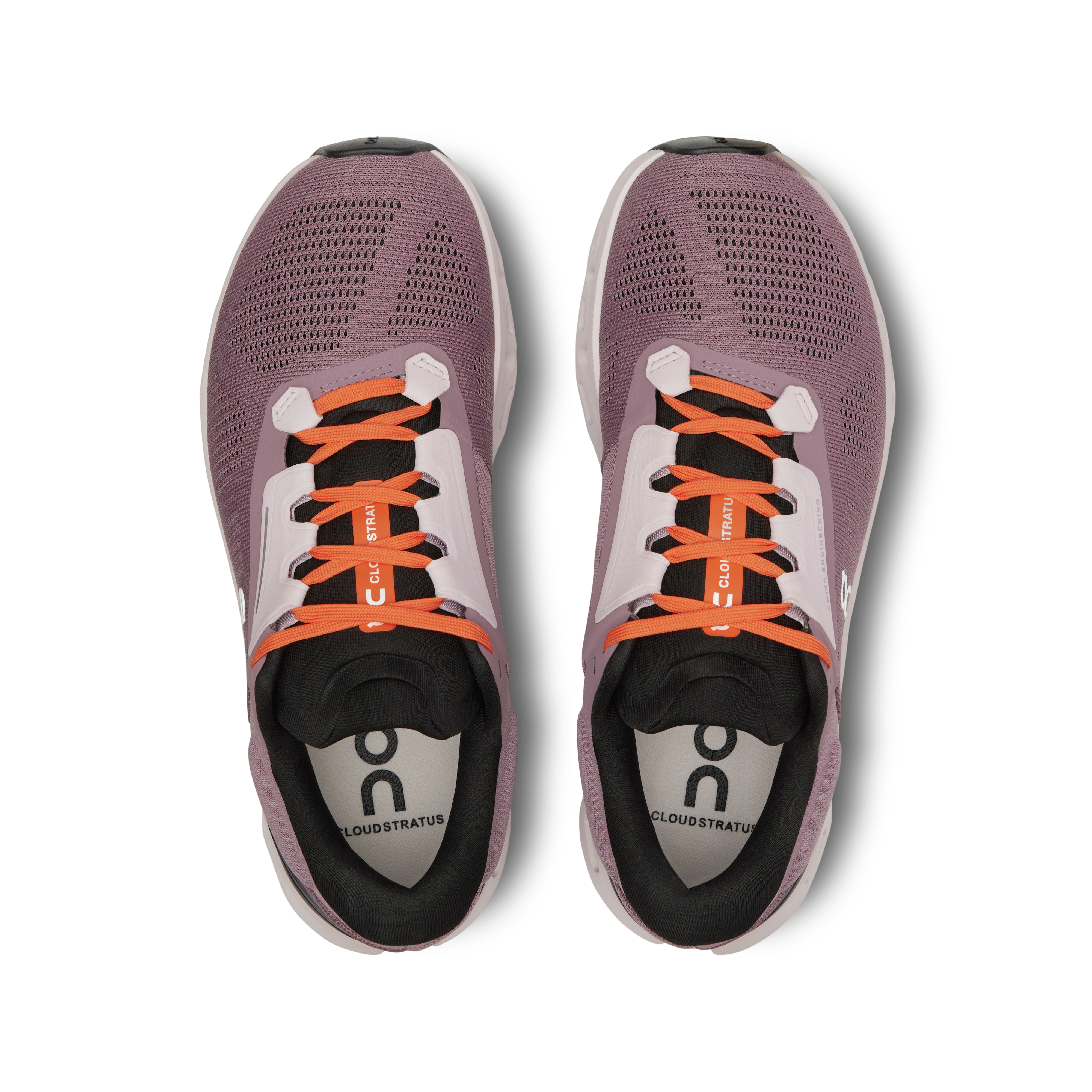On Cloudstratus 3 Running Shoes Women - Quartz/Lily