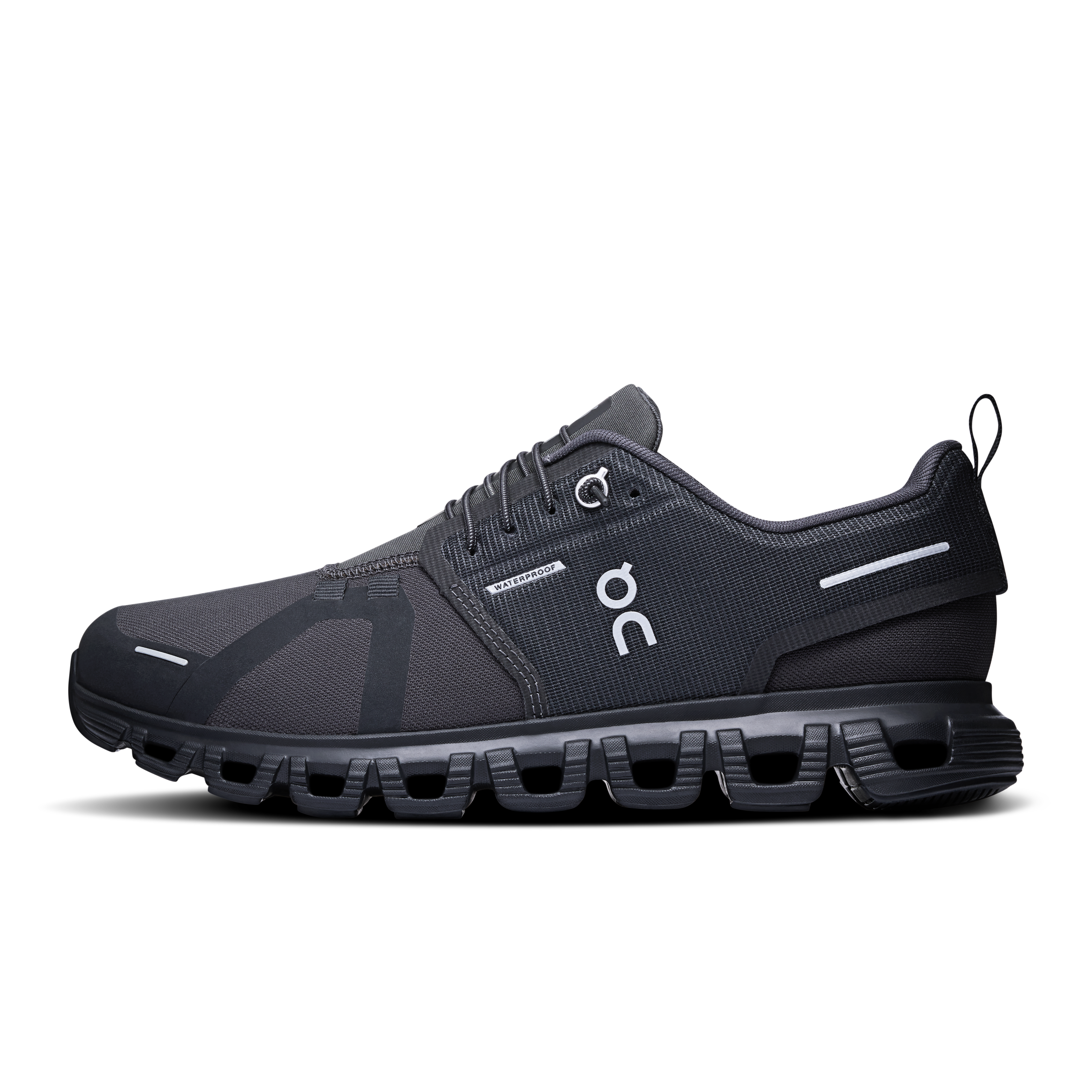 On Cloud 6 Waterproof Running Shoes Women - Black/Black