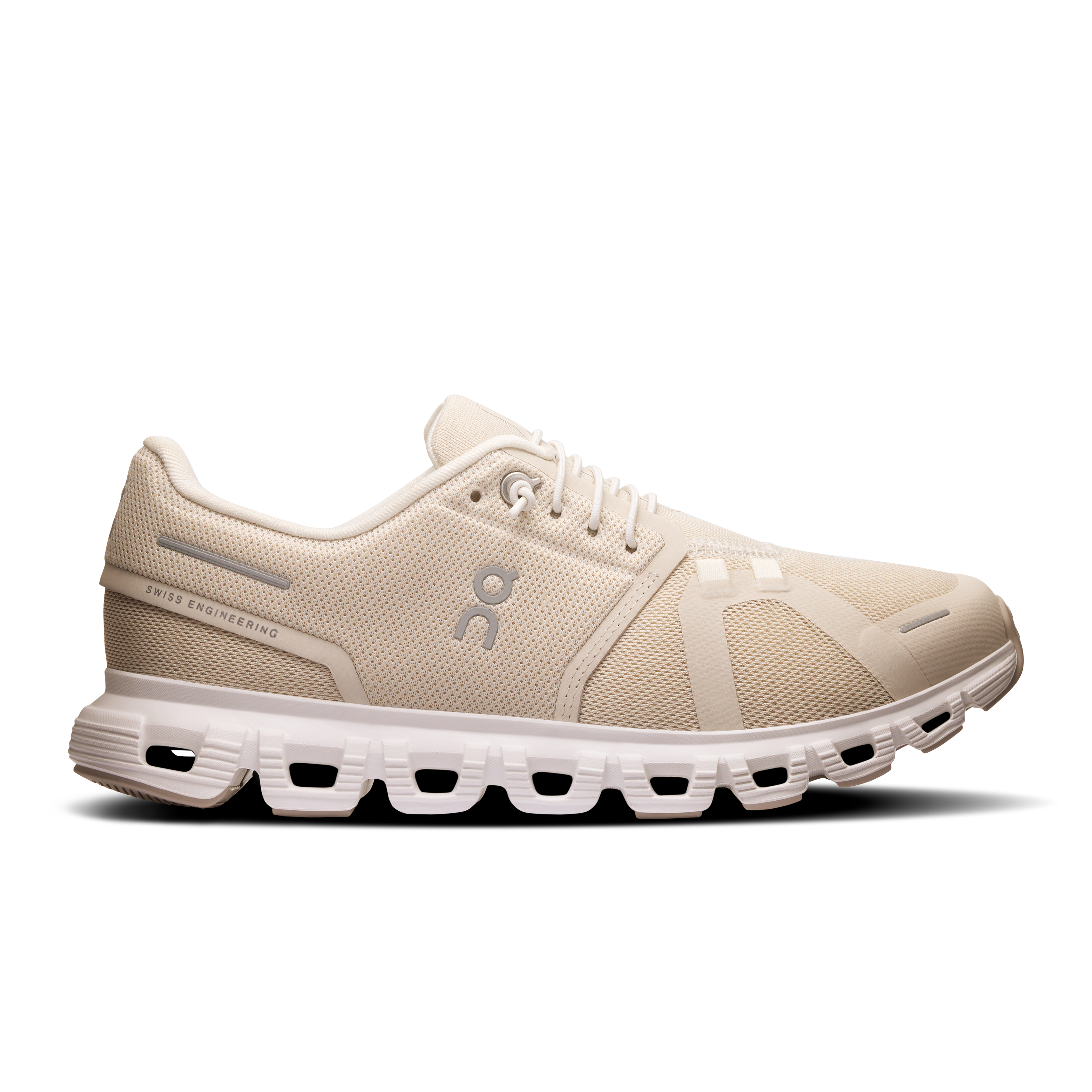 On Running Cloud 6 Running Shoes Women - Pearl/White Pearl White Running Shoes On Running