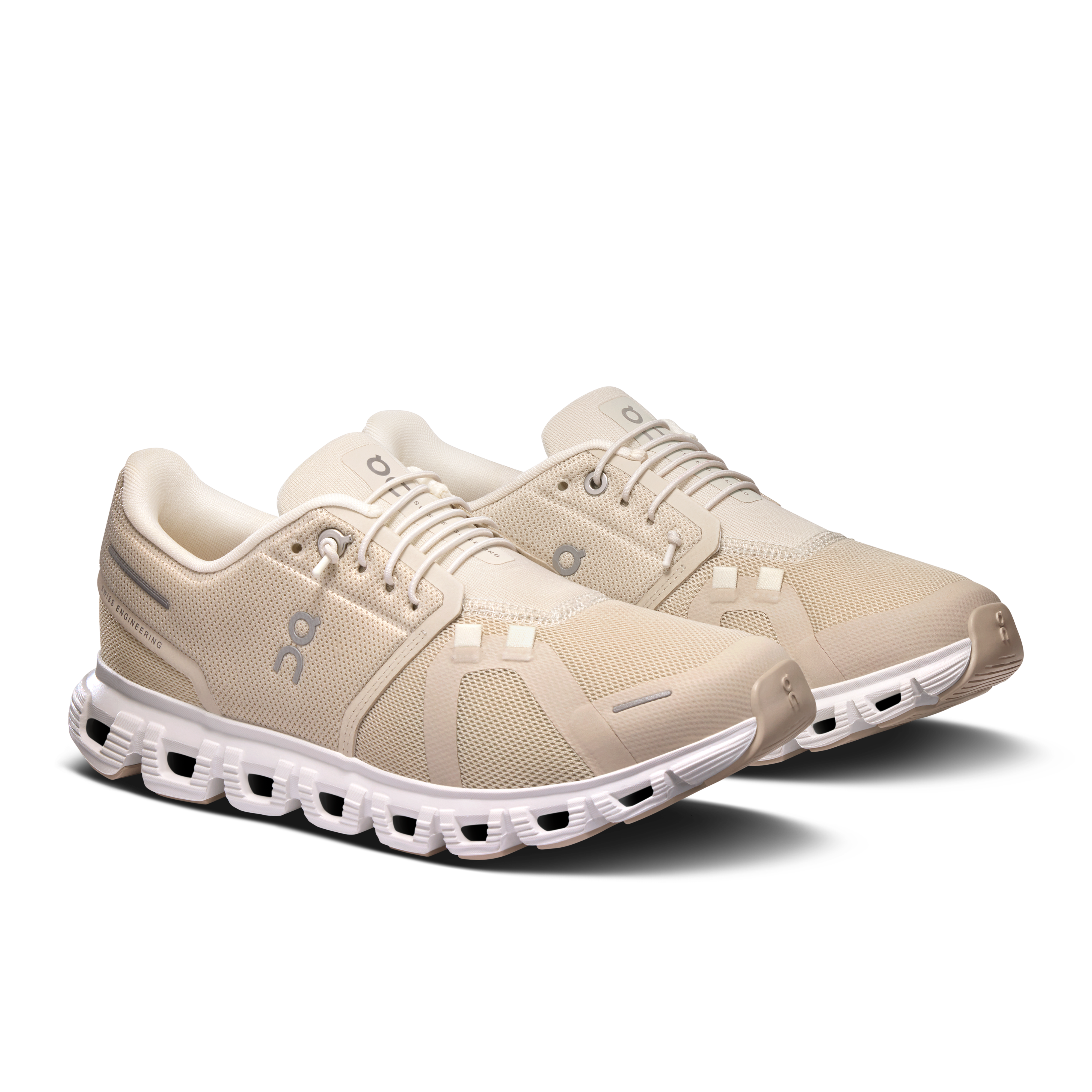 On Running Cloud 6 Running Shoes Women - Pearl/White Running Shoes On Running
