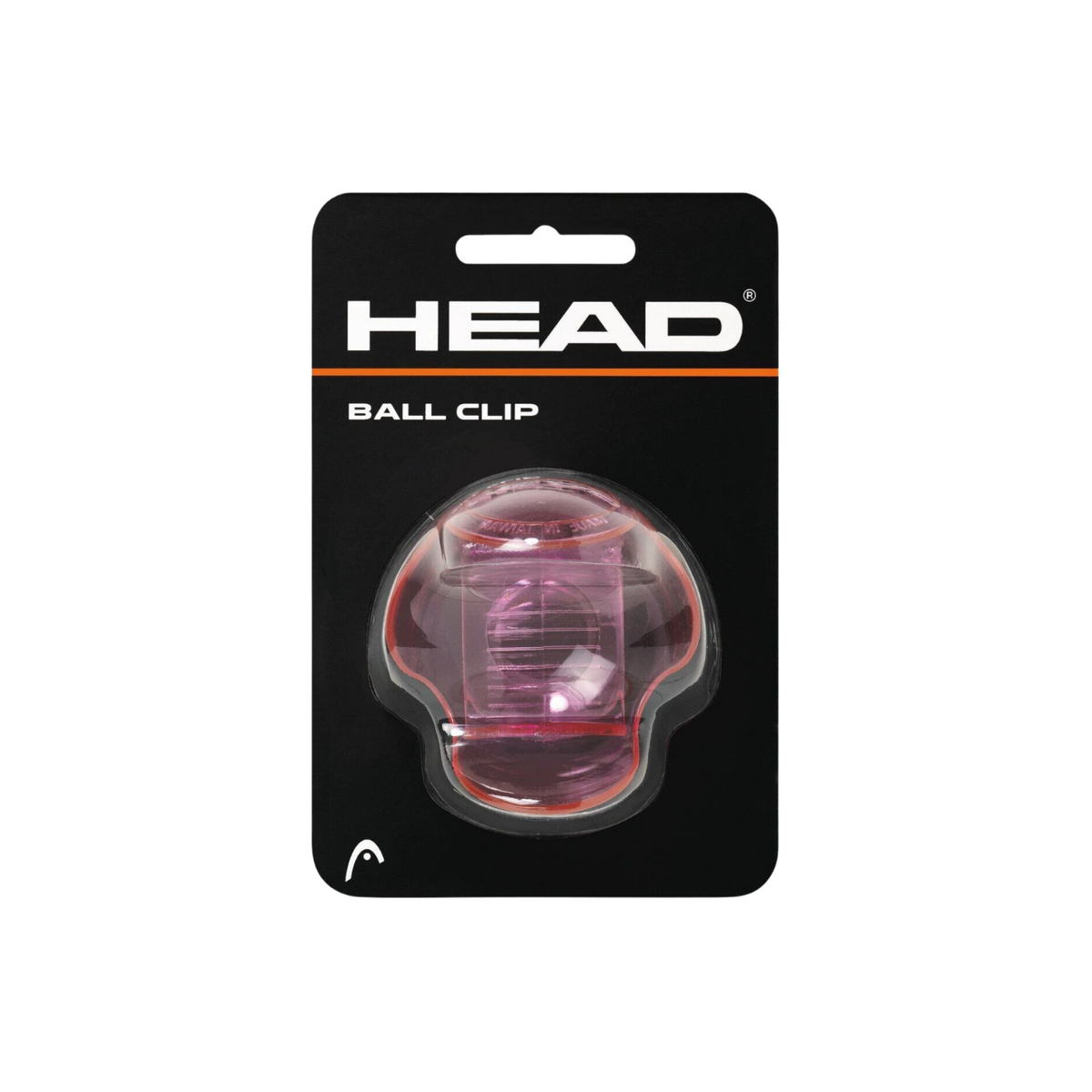 Head Ball Clip (Single) - Multicolour Clear Pink One Size Tennis Accessories Head