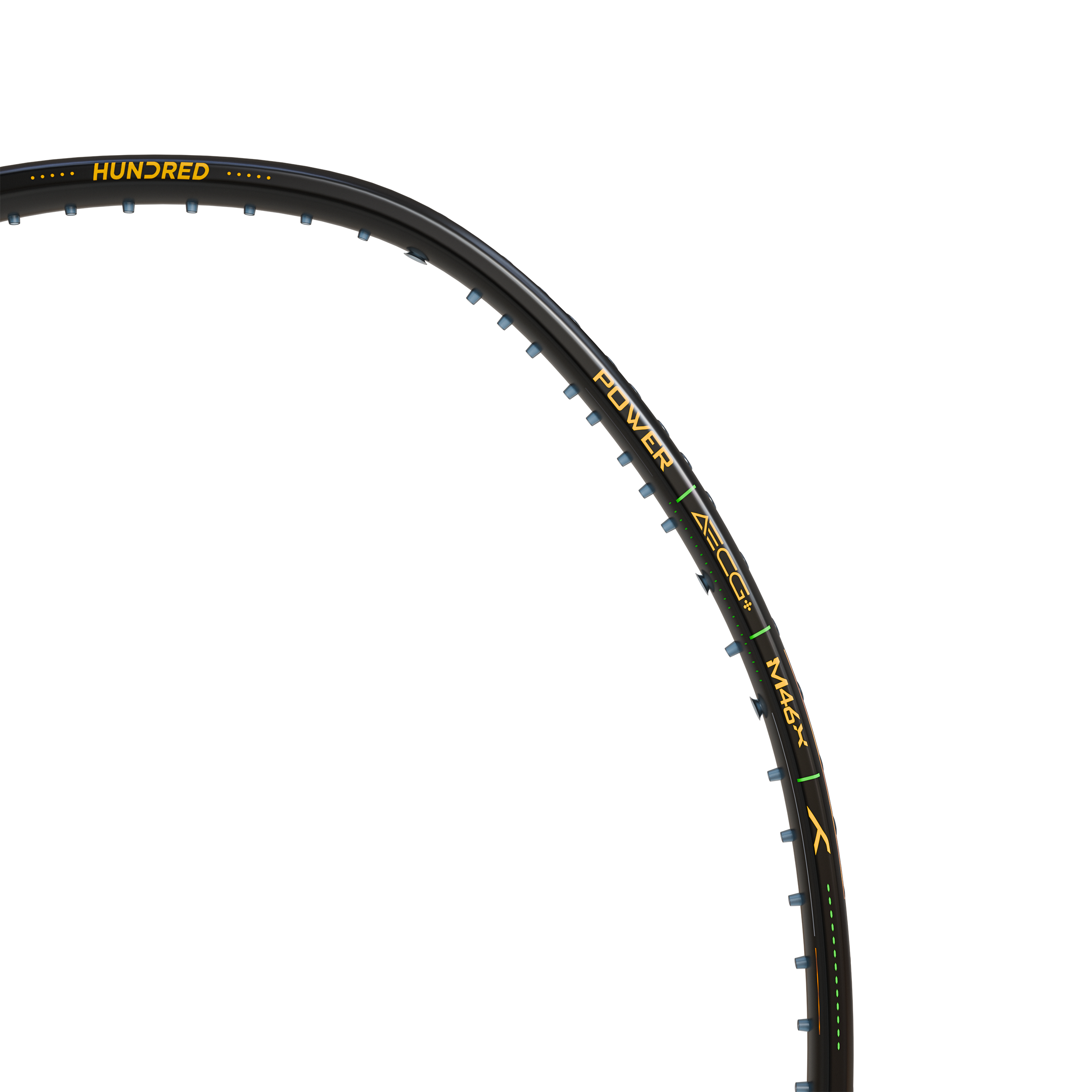 Hundred Nitrix 70 Venom Badminton Racket - Black/Green