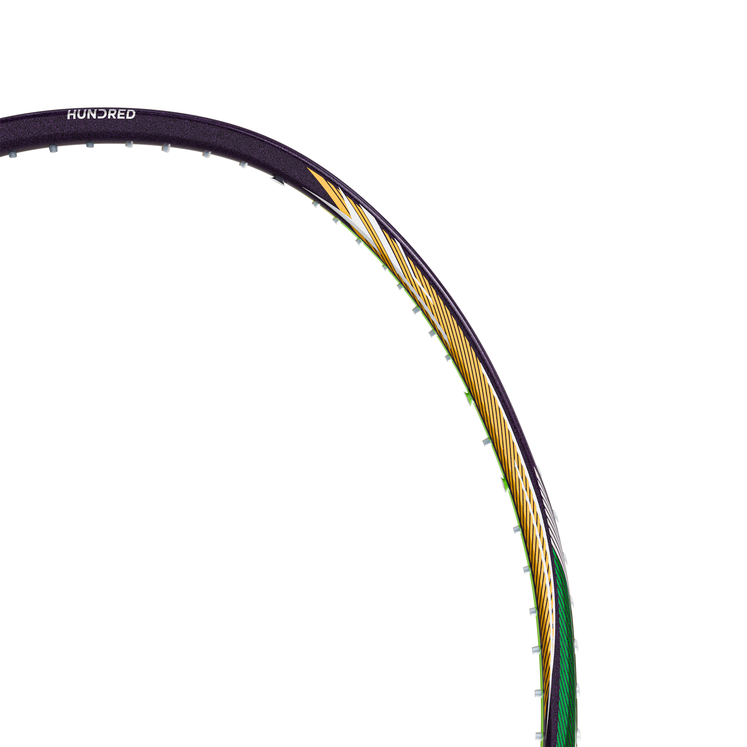 Hundred Hyfonic 7 Badminton Racket - Purple/Green
