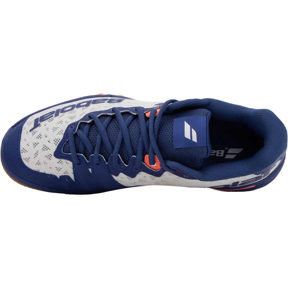 Babolat Shadow 4 Badminton Shoe Men - White/Navy Badminton Shoes Babolat