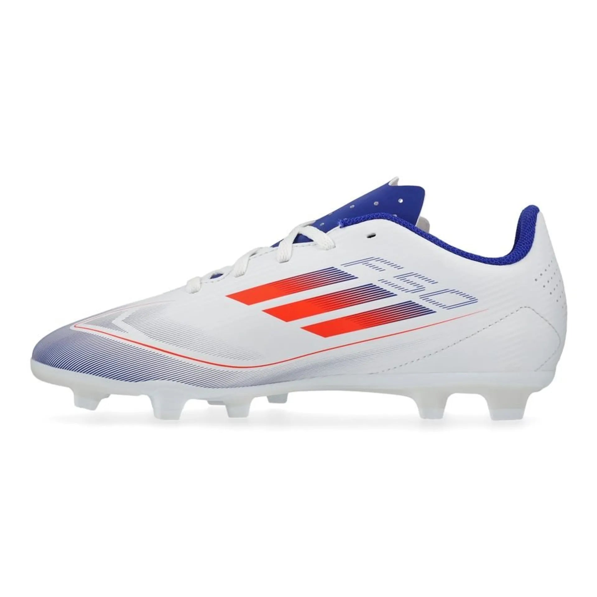 Adidas F50 Club FxG Football Boots Junior - White