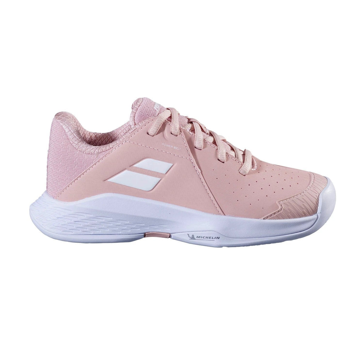 Babolat Propulse Junior All Court Girls Tennis Shoes Evening Sand Secure Support And Lasting Comfort, front view