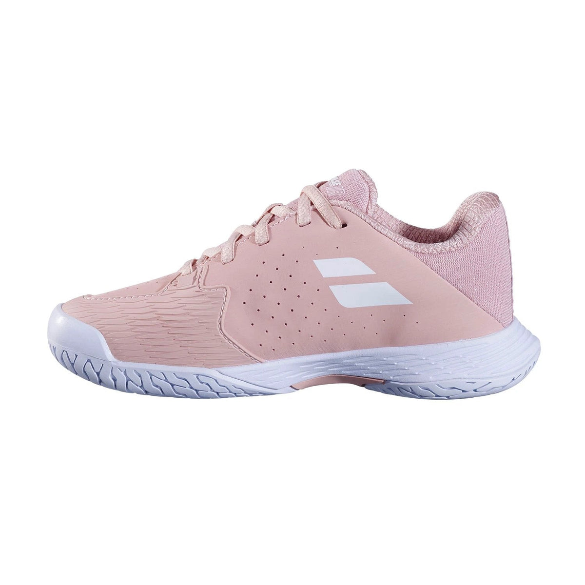 Babolat Propulse Junior All Court Girls Tennis Shoes Evening Sand Secure Support And Lasting Comfort, back view