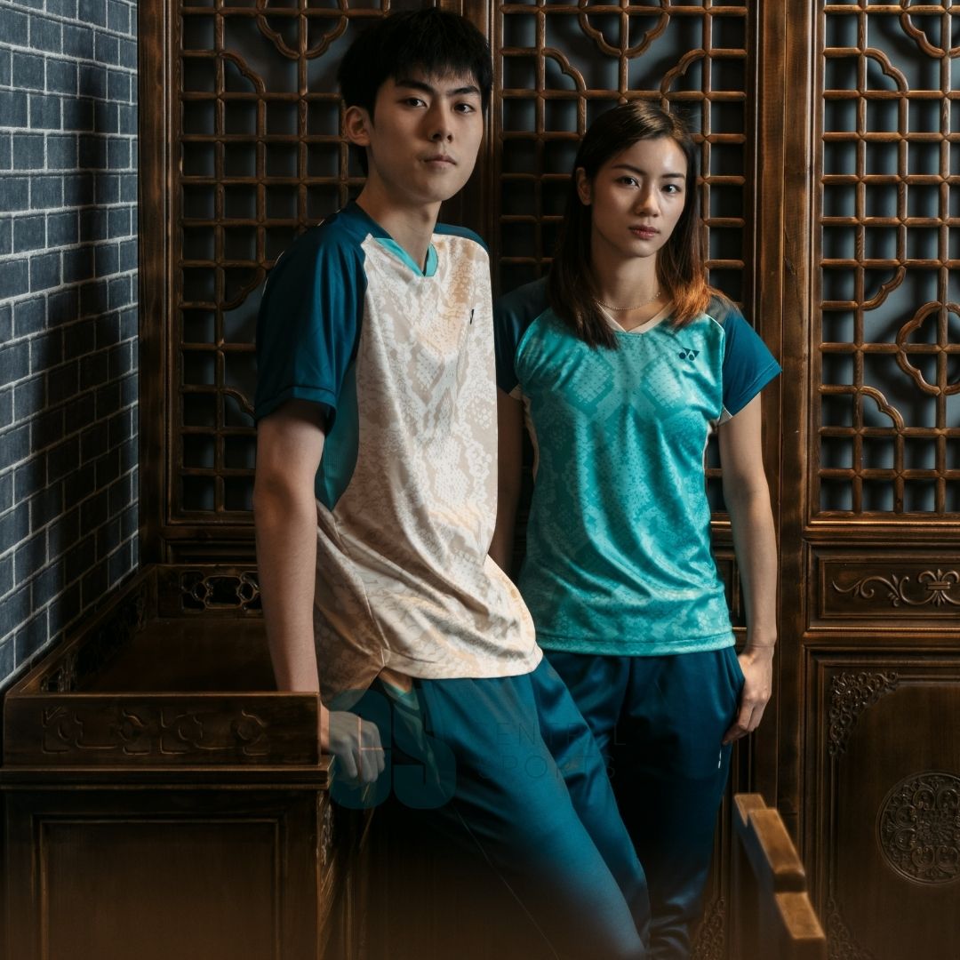 Yonex Snakeskin Game Top Mens Jade Clothing Yonex