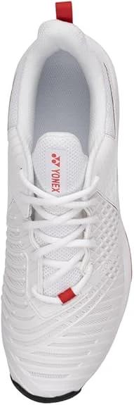 Yonex Sonicage 3 Tennis Shoe Men - White/Red Badminton Shoes Yonex